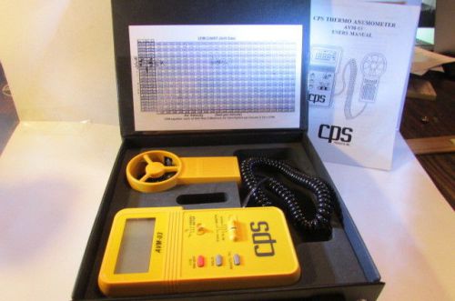 CPS Products CPS Thermo Anemometer AVM-03 In Leather Type Carrying Case