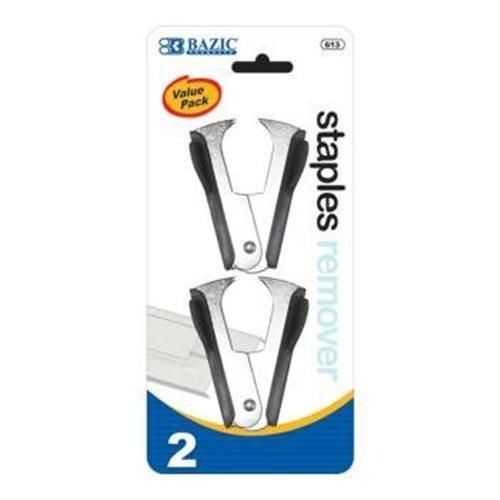 BAZIC Claw Style Staples Remover, 2 Per Pack (Colors May Vary)