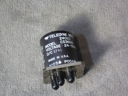 Teledyne Microwave Switch CS38S16 24-30 VDC