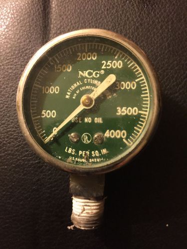 NCG National Cylinder Gas 4000 PSI Gauge