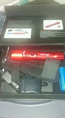 Firefighter led rechargeable flashlight
