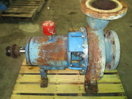 GOULDS 6X8X13 XLT PUMP #5121229D MOD:3196 SN:283B829 RPM:1150 SS USED WEATHERED