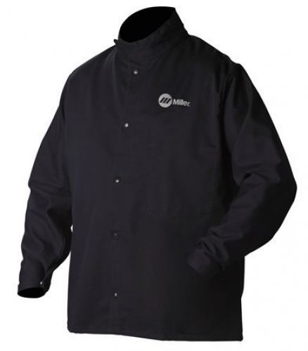 Miller Electric Welding Jacket, Navy, Cotton/Nylon, S