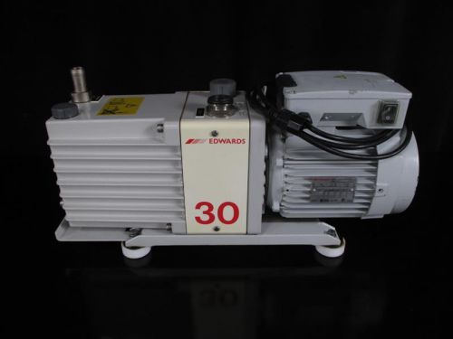 EDWARDS E2M30 Heavy Duty Vacuum Pump Code No. A374-15-903 w/ A071-10-028 Motor
