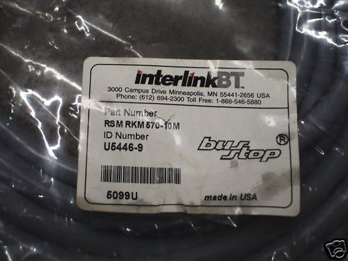 INTERLINKBT RSM RKM 570-10M U5446-9 5pin &#039; MINI &#039; CABLE