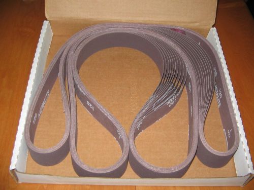 Norton Sanding Belts Plyweld 1 1/2&#034; X 60&#034; 120-Grit, R228, Lot of 20 Metalite