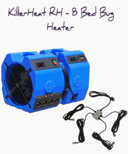 KillerHeat RH-8 Bed Bug Heater W/Included Air Mover and Included PTAC Cord
