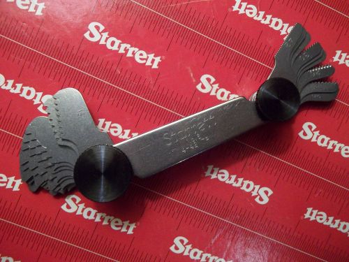 New starrett screw pitch gage #6 50035 thread gage machinist tools mic for sale
