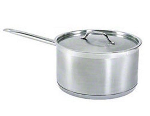Update International (SSP-3) 3 1/2 Qt Induction Ready Stainless Steel Sauce Pan