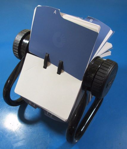 Rolodex slotted card file labeled a-z 400 cards for sale