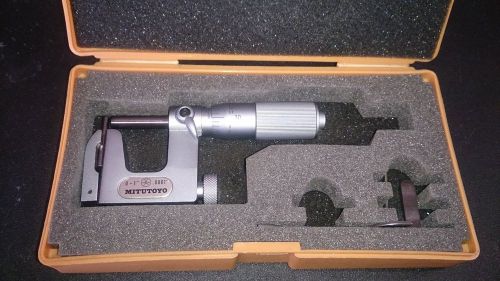 Mitutoyo pin anvil micrometer, no 117-107, grads .0001&#034; for sale