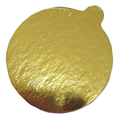 Mono-Board Gold 3-1/4&#034; Round with Tab - Pack of 25