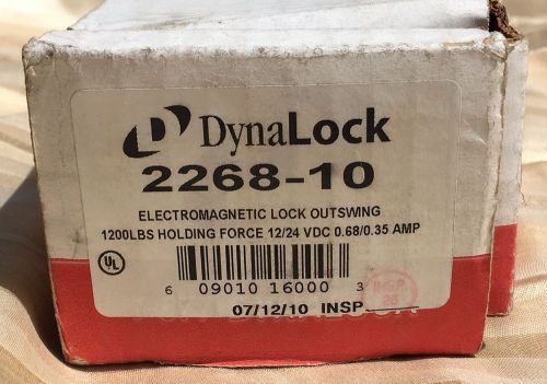 2 dynalock electromagnetic lock - 1200 lbs – 12/24 vdc for sale