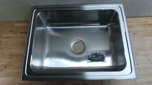 Elkay lfr2519 21 x 15-3/4 in bowl size drop-in sink w/out faucet ledge for sale