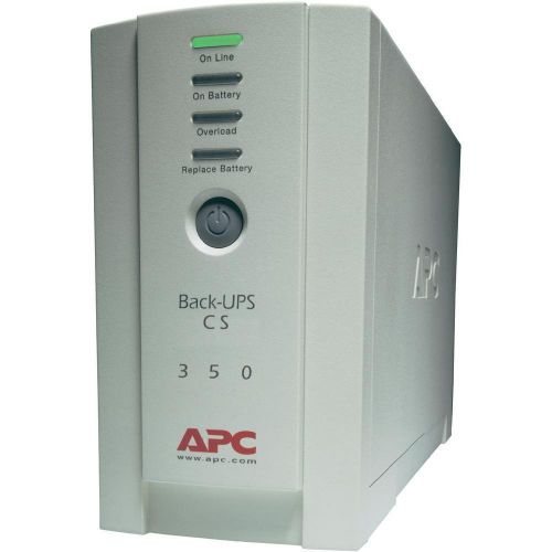 Apc back-ups cs  bk350 350va ups 120vac cs350 6 outlets new battery 1 year warr for sale
