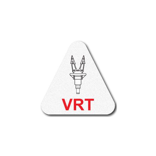 3M Reflective Fire/Rescue/EMS Triangle Decal - VRT Vehicle Rescue Tech