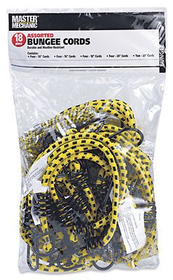 BOXER TOOLS Assorted Tie-Down Cords, 18-Pk.