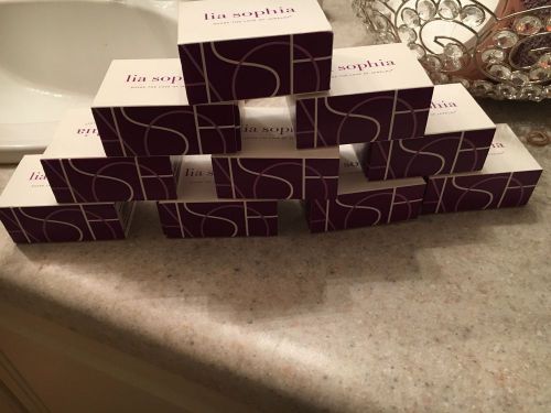 large lot lia sophia 10 empty (no jewelry) boxes with foam inserts, 3&#034;x2&#034;x1.5&#034;