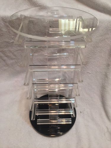 Rotating Earring Display- 4 Sides - Brand New in Box 13 1/2&#034; Tall