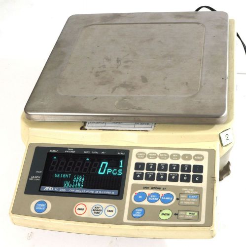 A&amp;D FC-20Ki Counting Scale. 20 Kg Capacity. CALIBRATED!