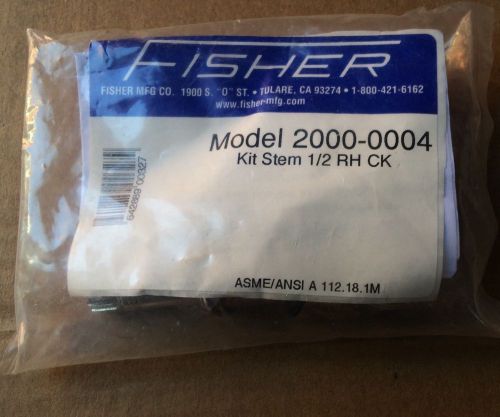Fisher 2000-0004 kit stem 1/2 rh ck for sale