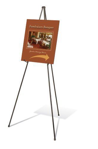 New quartet easel instant heavy duty 64 inches supports 10 lbs. tripod base 27e for sale