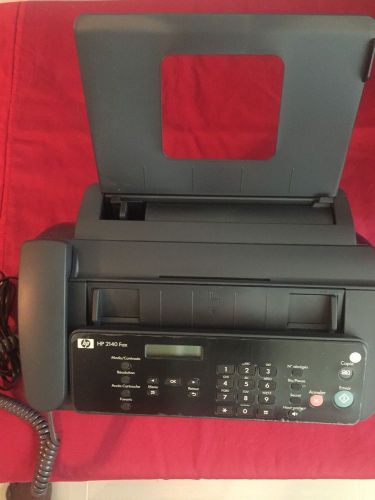 HP 2140 Fax Copier Phone Black White Paper Office Equipment Voice Mail Quiet