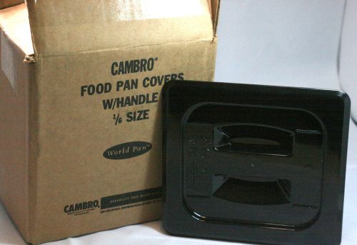 NEW~ Cambro Food Pan Lid 1/6 size -Black (60CWCH110) - Case of 6~ ON SALE!!