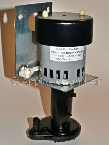 New universal ice-machine water pump 115v aftermarket discount replacement for sale