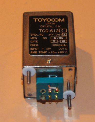 TOYOCOM Crystal Oscillator 10000 kHz TCO-612C