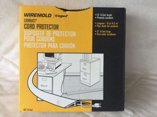 Wiremold Corduct 15&#039; Cord Protector -- Brand New Ivory