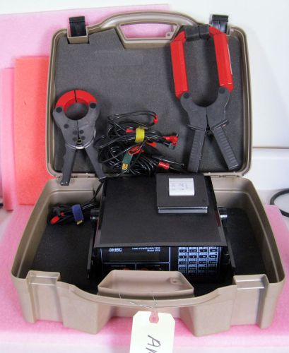Aemc 3930 true rms power analyzer kit w/jm865a,3000a,sd603,1000a clamps for sale