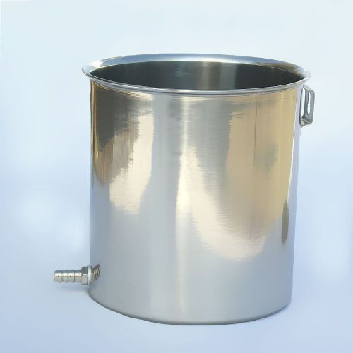 Stainless Steel Enema Kit with PVC Tubing: 2 Quart Container. No Latex IK10