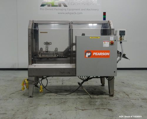 Used- Pearson Model CS40-T Case Sealer. Machine is capable of top sealing cases