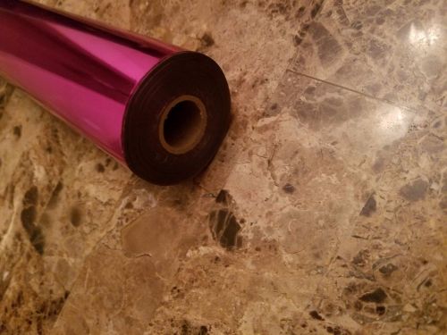 Metallic Pink Hot Stamping Foil Roll 17in x 600&#039;