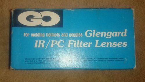NOS Glengard IR/PC Welding Lenses 12 per box Shade 5 2x4 1/4&#034; part #1503