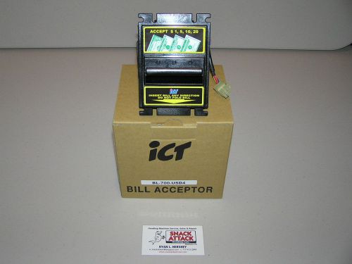 GAINES COMBO BILL ACCEPTOR BL-700 - Accepts New $1&#039;s, $5&#039;s, $10&#039;s &amp; $20&#039;s