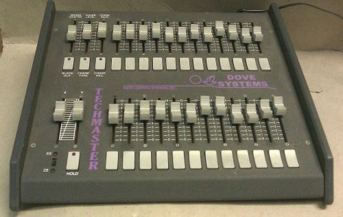 Dove Systems Techmaster TM 12/24 Dimming Console DMX512 + Power Cable