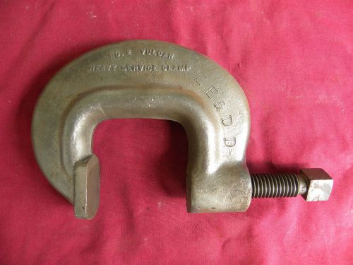 J.H. Williams &amp; CO. Drop Forged No.2 Welders VULCAN HEAVY SERVICE C-CLAMP