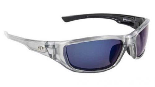 Strike King SG-SKP29 Plus Polarize Fisherman Sunglasses Clear/Black/Blue (Pecos)