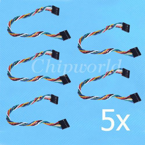 5pcs XH2.54-6P 6P-6P 20cm 2.54mm Dupont Wire Cable Female to Female Connector