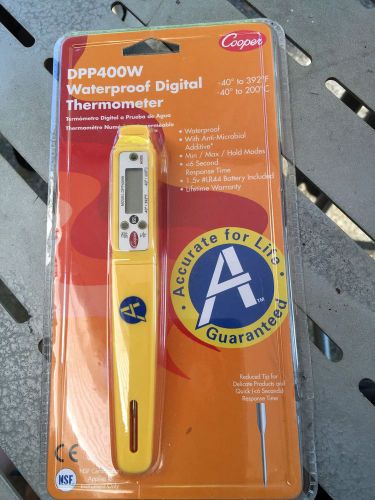 Cooper Waterproof Digital Thermometer DDP400W - New In Pkg