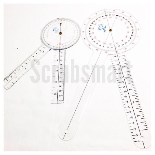 New 2 PIECE SET! EMI Protractor Goniometer 12 inch and 8 inch US SELLER EGM-427