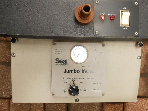 seal jumbo 160 dry mounting press