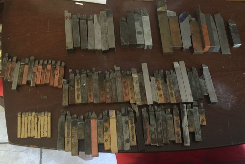 92 Assorted Carbide Lathe Cutting Tools Bits Turning