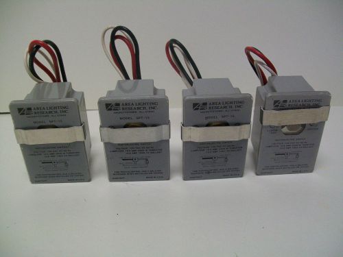 (4) Area Lighting Research, Inc SPT-15 Photocell Model 120VAC  w/ Knuckle Mount