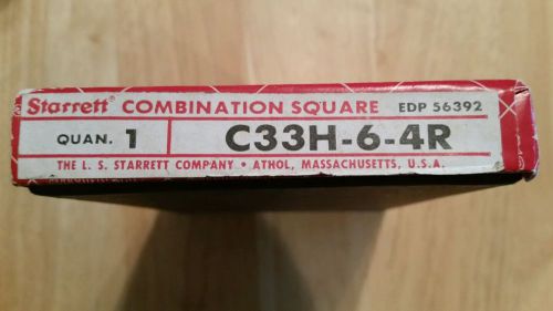 Starrett C33H-6-4R 2 Piece Combination Square Set - Blade Length: 6&#039;