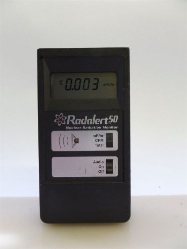 Medcom  Radalert 50 Digital Nuclear Radiation Monitor Geiger Counter with Case