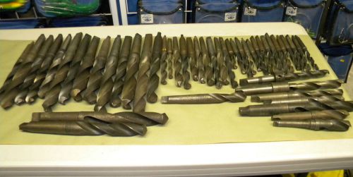 49 pcs lot of morse taper large metal drill bits - local pick up only - nj for sale