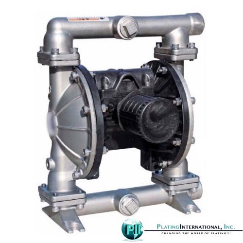 Industrial 1&#034; Stainless Steel Air Diaphragm pump with Teflon / PTFE Diaphragms
